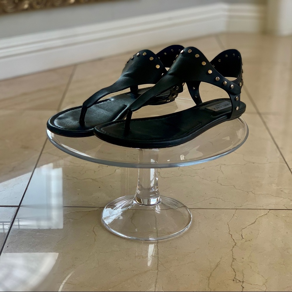 Jimmy Choo Flat Studded Sandals